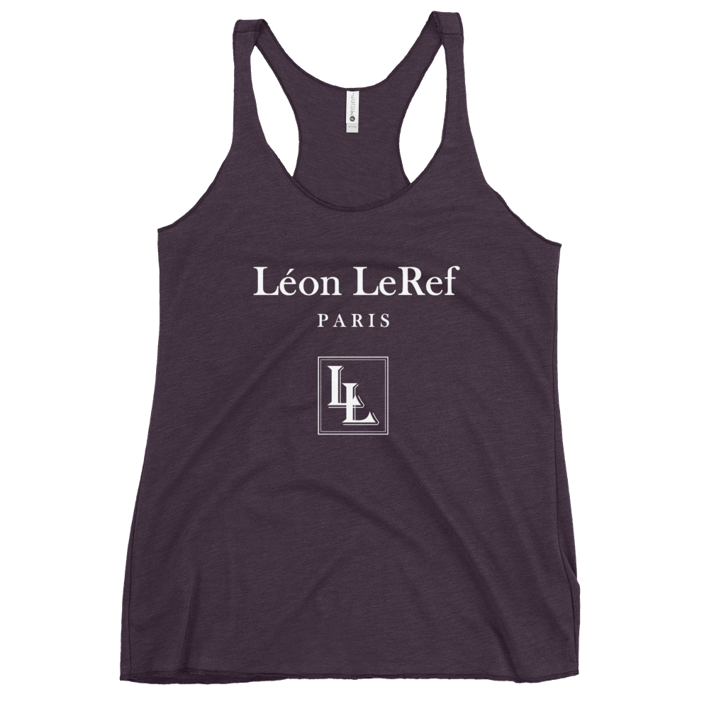 Women's Racerback Tank Black-Line No.046 "unlimited" by Léon LeRef