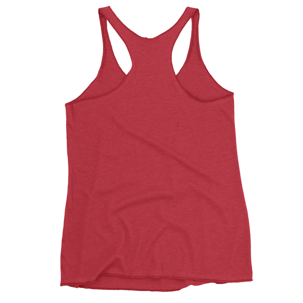 Women's Racerback Tank Black-Line No.046 "unlimited" by Léon LeRef