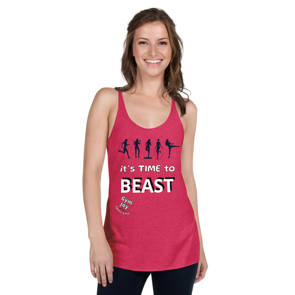 Women's Racerback Tank Sport-Line No.176 "1 of 5K" by MioLeo