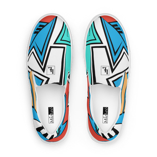 Women’s Slip-On Canvas Shoes Black-Line No.886 "1 of 100 Super-Ultra-Exclusive" by Léon LeRef