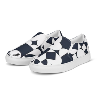 Women’s Slip-On Canvas Shoes Black-Line No.869 "1 of 250 Ultra-Exclusive" by Léon LeRef