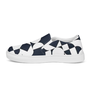 Women’s Slip-On Canvas Shoes Black-Line No.869 "1 of 250 Ultra-Exclusive" by Léon LeRef