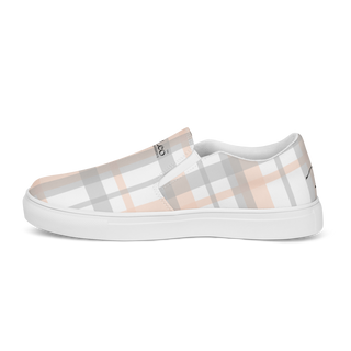 Women’s Slip-On Canvas Shoes White-Line No.866 "1 of 5K" by MioLeo