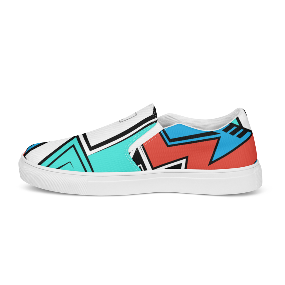 Women’s Slip-On Canvas Shoes Black-Line No.886 "1 of 100 Super-Ultra-Exclusive" by Léon LeRef