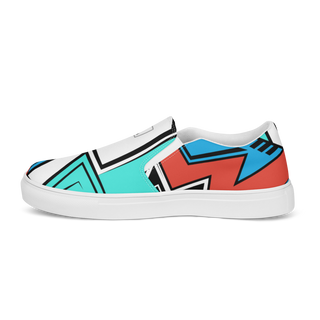 Women’s Slip-On Canvas Shoes Black-Line No.886 "1 of 100 Super-Ultra-Exclusive" by Léon LeRef